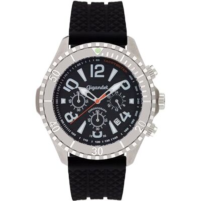 Gigandet Orologio Analogico al Quarzo Giapponese Uomo con Cinturino in Silicone Gigandet Orologio Analogico al Quarzo Giapponese Uomo con Cinturino in Silicone
