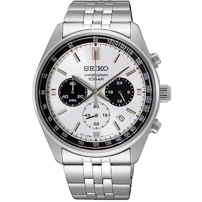 Seiko Orologio Analogico al Quarzo Uomo con Cinturino in Acciaio Inossidabile SSB430P1 Seiko Orologio Analogico al Quarzo Uomo con Cinturino in Acciaio Inossidabile SSB430P1