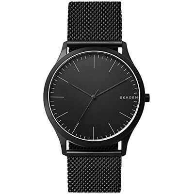 Skagen Orologio Jorn da uomo, movimento al quarzo a tre lancette con cinturino in acciaio inossidabile o in pelle Skagen Orologio Jorn da uomo, movimento al quarzo a tre lancette con cinturino in acciaio inossidabile o in pelle