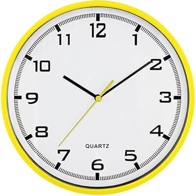 Prim E01.2478.10.A Orologio da Parete Giallo - Orologio Prim E01.2478.10.A Orologio da Parete Giallo - Orologio
