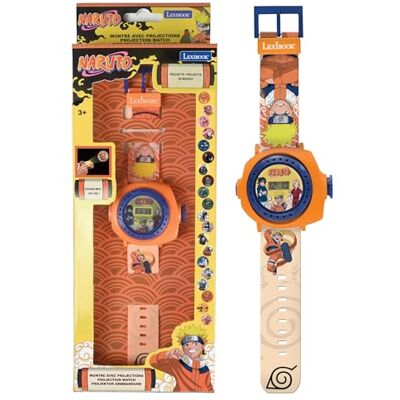 Lexibook , Naruto Orologio da polso regolabile con display digitale con 20 proiezioni dell'universo Naruto per bambini Lexibook , Naruto Orologio da polso regolabile con display digitale con 20 proiezioni dell'universo Naruto per bambini