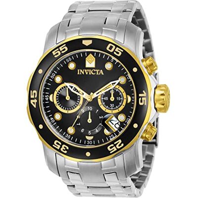 Invicta Orologio Analogico al Quarzo Uomo con Cinturino in Acciaio Inossidabile Invicta Orologio Analogico al Quarzo Uomo con Cinturino in Acciaio Inossidabile
