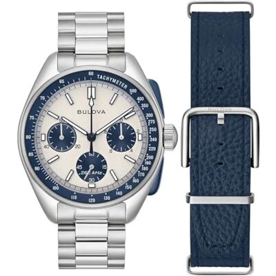 Bulova Lunar Pilot Uhr Cronografo uomo Con cinturino di riserva Bulova Lunar Pilot Uhr Cronografo uomo Con cinturino di riserva