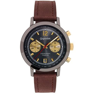 Gigandet Orologio Analogico al Quarzo Giapponese Uomo con Cinturino in Pelle Gigandet Orologio Analogico al Quarzo Giapponese Uomo con Cinturino in Pelle