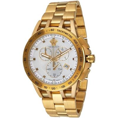 Versace Orologio Cronografo Al Quarzo da Uomo in Acciaio INOX Versace Orologio Cronografo Al Quarzo da Uomo in Acciaio INOX