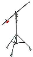 Manfrotto 085BS Giraffa Boom con Stativo Estendibile dall'Attacco da 10 a 220 cm, 3 Sezioni, in Alluminio, Nero