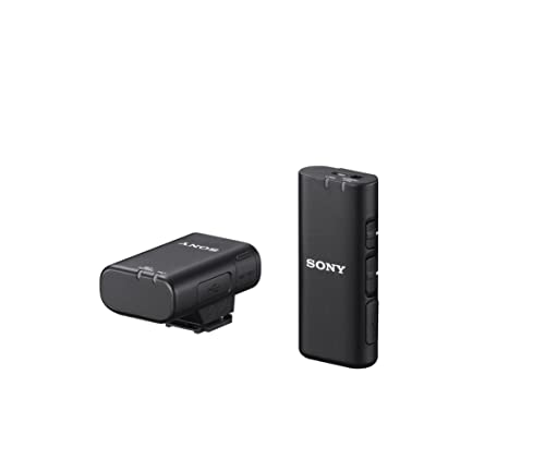 Sony ECM-W2BT Microfono Wireless con connessione Bluetooth, Ideale per V-Log, Batteria 9 ore, per Fotocamere digitali