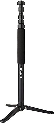 Ricoh THETA Stand TD-1: Compatibile con tutti i modelli  THETA della serie, Dimensioni monopiede: Estensione massima: 152cm / Lunghezza chiusa: 55.8cm / Peso: 765g