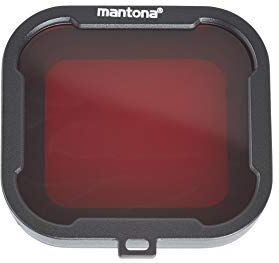 Mantona 21280 Filterset (für GoPro Hero 4/3+ Filter grau, rot, gelb, magenta hochwertige Unterwasserfilter) 4-farbig, 52mm