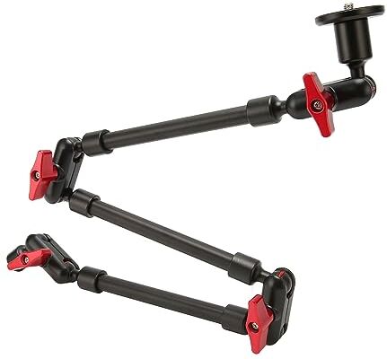 VBESTLIFE Supporto per Fotocamera con Braccio Articolato, Rotazione di 360 Gradi Asta di Prolunga per Braccio Magico con Attrito Articolato Regolabile da 31 Pollici, con Filettatura da 1/4