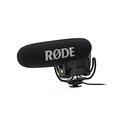 RØDE VideoMic Pro Microfono Shotgun Professionale On-camera con Filtro Passa-Alto e Pad per Produzione Cinematografica, Creazione di Contenuti e Registrazione in Location