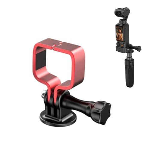 ZLiT Supporto per fotocamera DJI Osmo Pocket 3, adattatore di espansione in metallo per DJI Osmo Pocket 3 supporti per fotocamera (rosso)