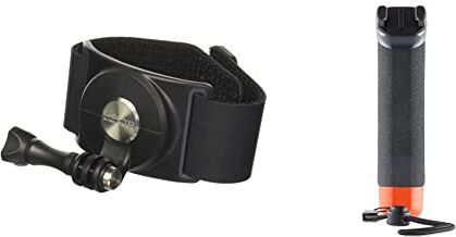 GoPro AHWBM-002 Supporto Rotante Fascia per Mano, Nero & The Handler (impugnatura galleggiante) Accessorio ufficiale