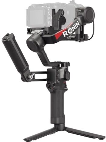 DJI RS 4 Combo, Stabilizzatore a 3 Assi per Fotocamere Mirrorless e DSLR, Riprese Verticali Native, Selettore Joystick a 2 Modalità, Motore Focus Pro