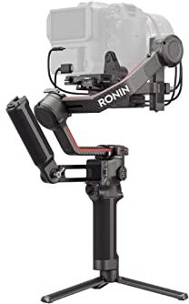 DJI RS 3 Pro Combo, stabilizzatore a 3 assi per fotocamere DSLR e cinematografiche Canon/Sony/Panasonic/Nikon/Fujifilm/BMPCC, blocchi automatici, include Trasmettitore delle immagini Ronin