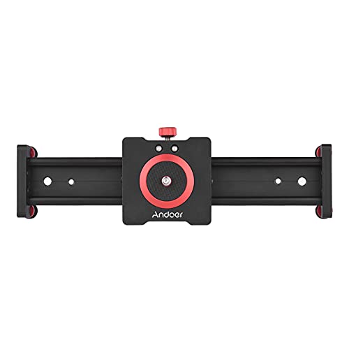 Andoer 30cm Stabilizzatore Traccia Slider per videocamera DSLR, Carica Fino a 11 libbre