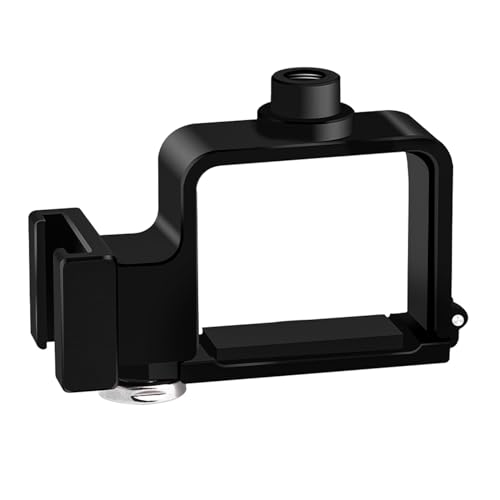 BRDRC Adattatore per telaio di estensione per fotocamera DJI Osmo Pocket 3, supporto per telaio di estensione in lega di alluminio, adattatore di espansione per fotocamera a testa cardanica, staffa fissa