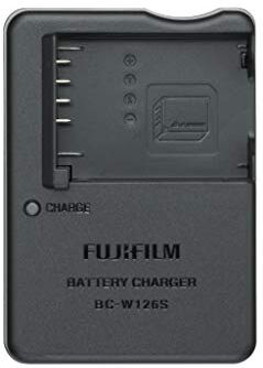 Fujifilm BC-W126S Caricabatteria per Batteria  NP-W126S e NP-W126, Nero