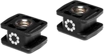 Joby Adattatore Beamo per Attacco a Slitta, Set di 2, per Beamo e Beamo Mini 1/4"-20, Design con Doppio Attacco per DSLR, CSC, Mirrorless, Pinza per Smartphone, JB01620-BWW