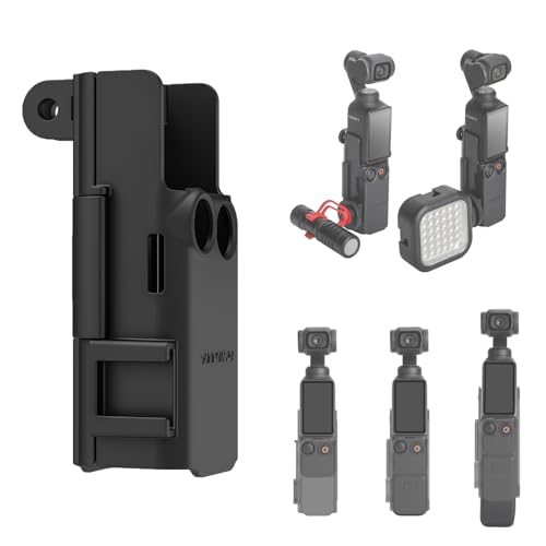 MotuTech Multifunzione Adattatore Telaio per DJI OSMO Pocket 3 Kit di estensione Cold Shoe Supporto Maniglia Protezione