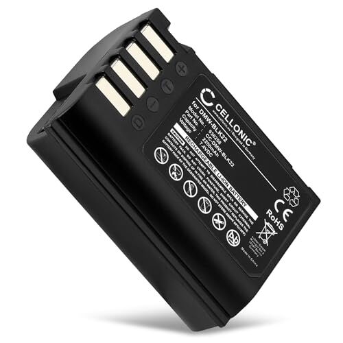 CELLONIC ® Batteria DMW-BLK22 compatibile con Panasonic Lumix DC-GH5 II DC-GH6 DC-S5 G9 GH5 GH5S capacità 2150mAh ricambio sostituzione battery