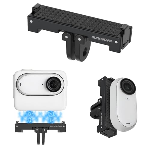 BeisDirect Adattatore magnetico per montaggio a sgancio rapido per Insta360 GO3 Supporto per fotocamera Accessori per Insta 360 GO 3 Thumb Camera Espansione piastra a sgancio rapido