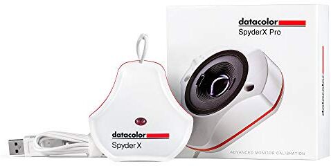 Datacolor SpyderX Pro Calibrazione del Monitor Progettata per Fotografi e Designer (SXP100), Bianco, metallo