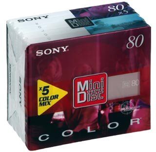 Sony Mini Disco MDW80, 5 Pezzi