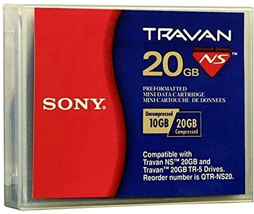 Sony Data Cart 10-20GB Travan 1pk