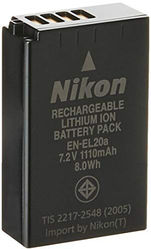 Nikon ENEL20a Batteria Ricaricabile Li-ion, 1110 mAh, Nera