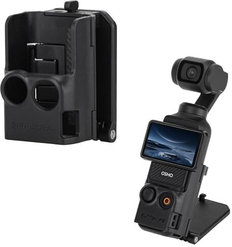 BeisDirect Base di montaggio magnetica per DJI Osmo Pocket 3 Staffa di montaggio a sgancio rapido magnetica Angolo Regolabile Multifunzionale Desktop Base per Osmo Pocket 3 Accessori per fotocamere