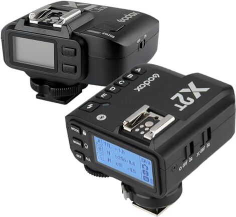 GODOX Set trasmettitore X2 e ricevitore X1 compatibile con Nikon 5 dimensioni e 32 canali sincronizzazione ad alta velocità fino a 1/8000s