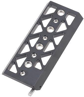 FOTGA 5 "a coda di rondine Piastra di base inferiore treppiede piastra di base leggera supporto piastra di base per Tilta Standard Camera Cage