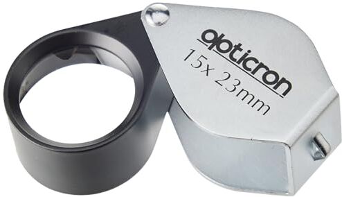 Opticron Lente di ingrandimento pieghevole, 15x23 mm