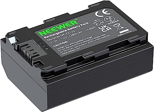 Neewer Batteria di ricambio per Sony NP-FZ100, compatibile con Sony FX3, FX30, A1, A9, A9 II, A7R III, A7R IV, A7S III, A7 III, A7 IV, A6600, A7C Fotocamere, Batteria agli ioni di litio ricaricabile