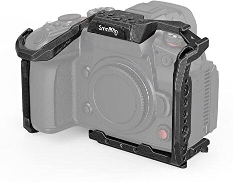 SMALLRIG GH6 Cage per Panasonic LUMIX GH6 ''Black Mamba'' Style con Struttura Aerodinamica, Binario NATO Integrato e Supporto per Slitta a Freddo