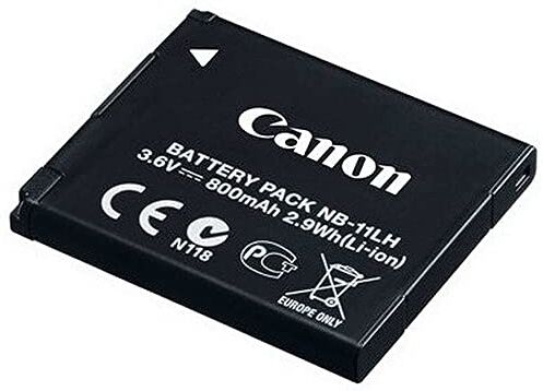 Canon NB-11LH Batteria Ricaricabile, Nero/Antracite