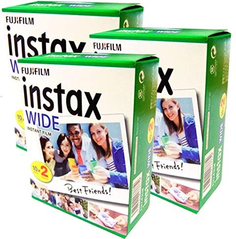 Fujifilm Instax Wide 60 for Instax Wide 210 200 100 300 Instant Photo Film Camera