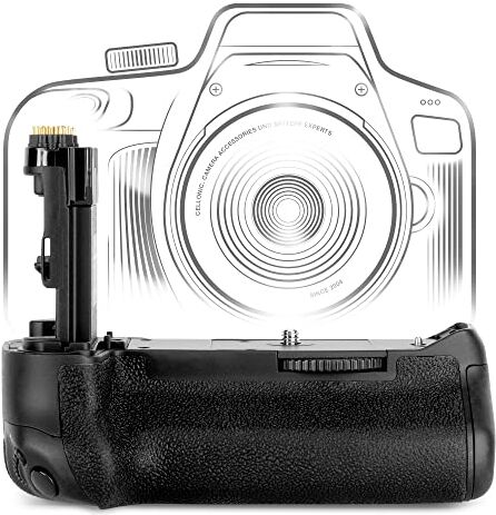 CELLONIC ® Impugnatura BG-E16 Compatibile con Canon EOS 7D Mark II Battery Grip per Fotocamera Fotografia Verticale Multifunzione portabatterie LP-E6N