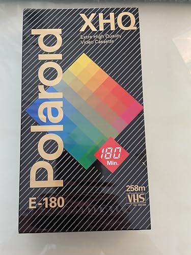 Polaroid VIDEOCASSETTA Extra Alta qualità E-180 VHS 180 Minuti