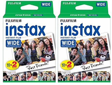 Fujifilm Instax Wide Film 40 esposizioni per fotocamera Polaroid 210 200