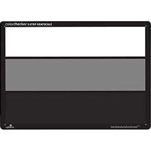 Calibrite CCGS, ColorChecker 3-Step Grayscale: cartoncino grigio per il controllo colore in fotografia e video Calibrite CCGS, ColorChecker 3-Step Grayscale: cartoncino grigio per il controllo colore in fotografia e video