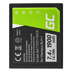 Green Cell ® Batteria BLH-1 BCH-1 HLD-9 per Olympus OM-D E-M1 Mark II, OM-D E-M1 Mark III, OM-D E-M1X, Impugnatura/Grip HLD Fotocamera (1900mAh 7.4V nero) Green Cell ® Batteria BLH-1 BCH-1 HLD-9 per Olympus OM-D E-M1 Mark II, OM-D E-M1 Mark III, OM-D E-M1X, Impugnatura/Grip HLD Fotocamera (1900mAh 7.4V nero)
