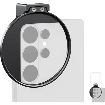 NEEWER Clip per Filtro 67mm per Telefono, Morsetto Filtro per Lente con Cold Shoe, Accessori Fotografia Mobile Compatibile con iPhone 17 Pro Max 16 Pro Max Air 17e 16e Android Samsung S26 Ultra, LA009 NEEWER Clip per Filtro 67mm per Telefono, Morsetto Filtro per Lente con Cold Shoe, Accessori Fotografia Mobile Compatibile con iPhone 17 Pro Max 16 Pro Max Air 17e 16e Android Samsung S26 Ultra, LA009