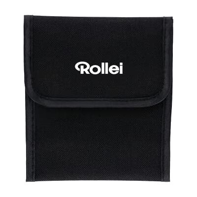 Rollei 3 sacchetti per filtro rotondi, colore nero, per conservare in modo sicuro 3 filtri a vite fino a 82 mm di diametro. Rollei 3 sacchetti per filtro rotondi, colore nero, per conservare in modo sicuro 3 filtri a vite fino a 82 mm di diametro.