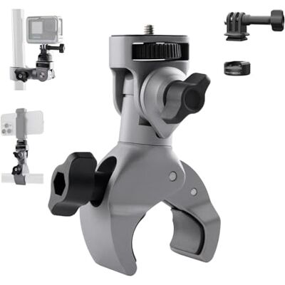 PGYTECH CapLock Morsetto Super Supporto Alluminio Staffa Manubrio Moto Bici Morsetto a Granchio con Vite 1/4, per GoPro/DJI Osmo/Pocket/Insta360 Vlog Accessori, Sistema di Rilascio Rapido PGYTECH CapLock Morsetto Super Supporto Alluminio Staffa Manubrio Moto Bici Morsetto a Granchio con Vite 1/4, per GoPro/DJI Osmo/Pocket/Insta360 Vlog Accessori, Sistema di Rilascio Rapido