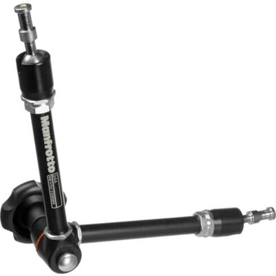 Manfrotto 244N Braccetto Magic Arm, Frizione Variabile a Manopola, Alluminio, Nero Manfrotto 244N Braccetto Magic Arm, Frizione Variabile a Manopola, Alluminio, Nero