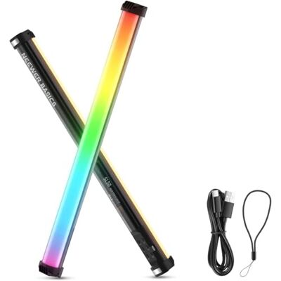 NEEWER BASICS 21" Barra LED RGB Magnetica, CRI95, Dimmerabile, 14W, SL50 Luce Video a Tubo LED, 51 Modalità RGB, Batteria 4000mAh, per YouTube TikTok Registrazione Studio Fotografia Streaming NEEWER BASICS 21" Barra LED RGB Magnetica, CRI95, Dimmerabile, 14W, SL50 Luce Video a Tubo LED, 51 Modalità RGB, Batteria 4000mAh, per YouTube TikTok Registrazione Studio Fotografia Streaming