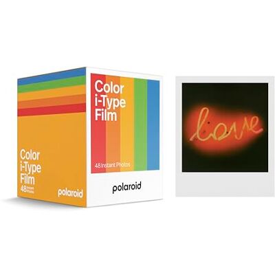 Polaroid 6596 Pellicola istantanea a colori per fotocamere I-Type, confezione da 48 fotografie Polaroid 6596 Pellicola istantanea a colori per fotocamere I-Type, confezione da 48 fotografie