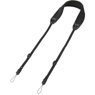 Hama Tracolla per fotocamera (neoprene super elastico, regolabile in lunghezza, per fotocamera, chiusura rapida, per tutti i modelli di fotocamera, adatta specificamente per modelli con occhielli Hama Tracolla per fotocamera (neoprene super elastico, regolabile in lunghezza, per fotocamera, chiusura rapida, per tutti i modelli di fotocamera, adatta specificamente per modelli con occhielli